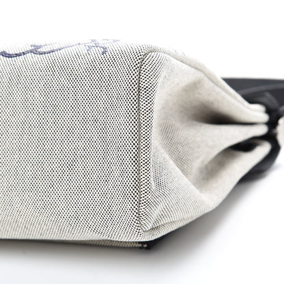 Hermes Vache Hunter Toile Pegase Pop Herbag Zip Retourne 31 PM Bleu Indigo 10 of 12