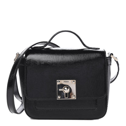 Fendi Patent Mini Borsa Black 1 of 10