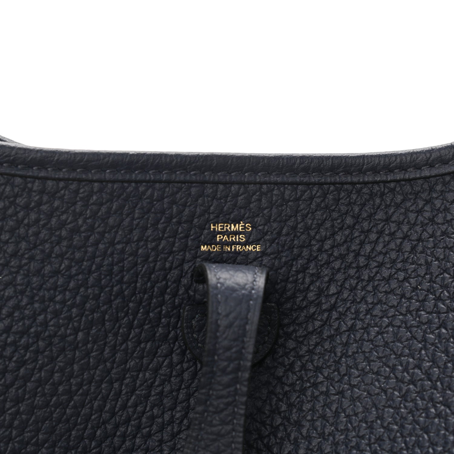 Hermes Taurillon Clemence Evelyne TPM Bleu Nuit 6 of 11