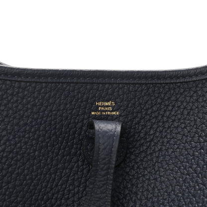 Hermes Taurillon Clemence Evelyne TPM Bleu Nuit 6 of 11