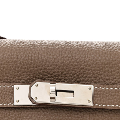 Hermes Togo Kelly Retourne 32 Etoupe 8 of 13