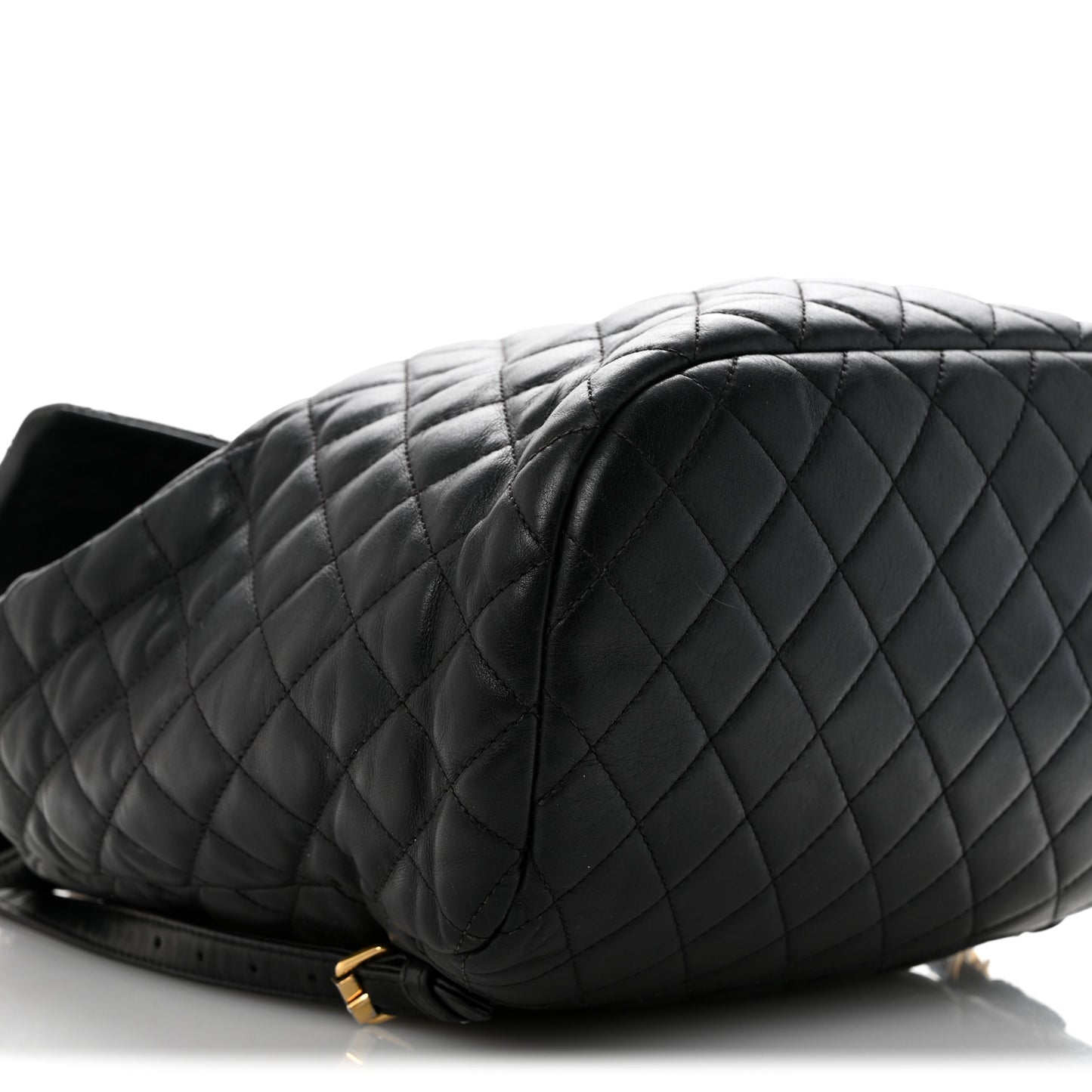 Lambskin Quilted Large Urban Spirit Backpack Black