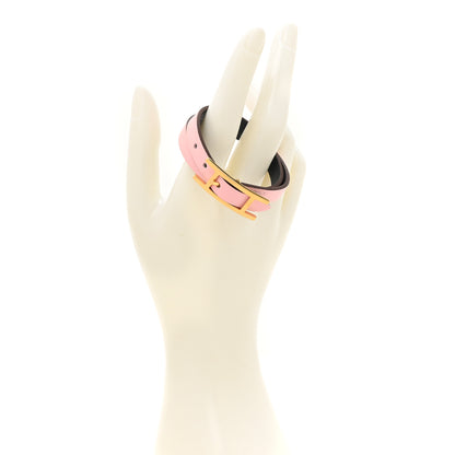 Hermes Swift Behapi Double Tour Bracelet T3 Mauve Pale 5 of 12