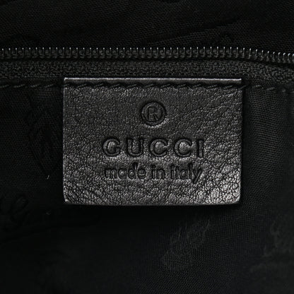 Gucci Guccissima Large New Ladies Web Hobo Black 6 of 12