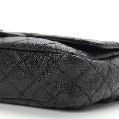 Chanel Caviar Quilted Jumbo Easy Flap Black 9 of 9