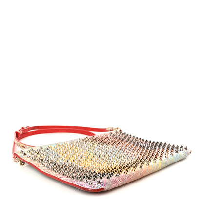 Christian Louboutin Metallic Suede Unicorn Studded Loubiclutch Multicolor 4 of 10