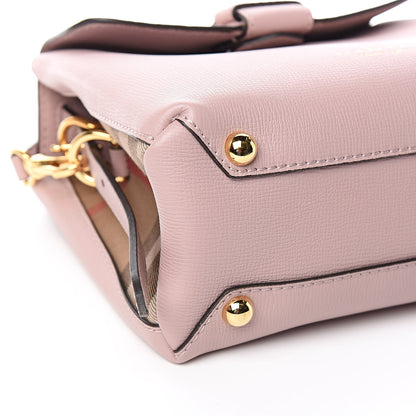 Burberry Derby Calfskin House Check Small Camberley Pale Orchid 8 of 11