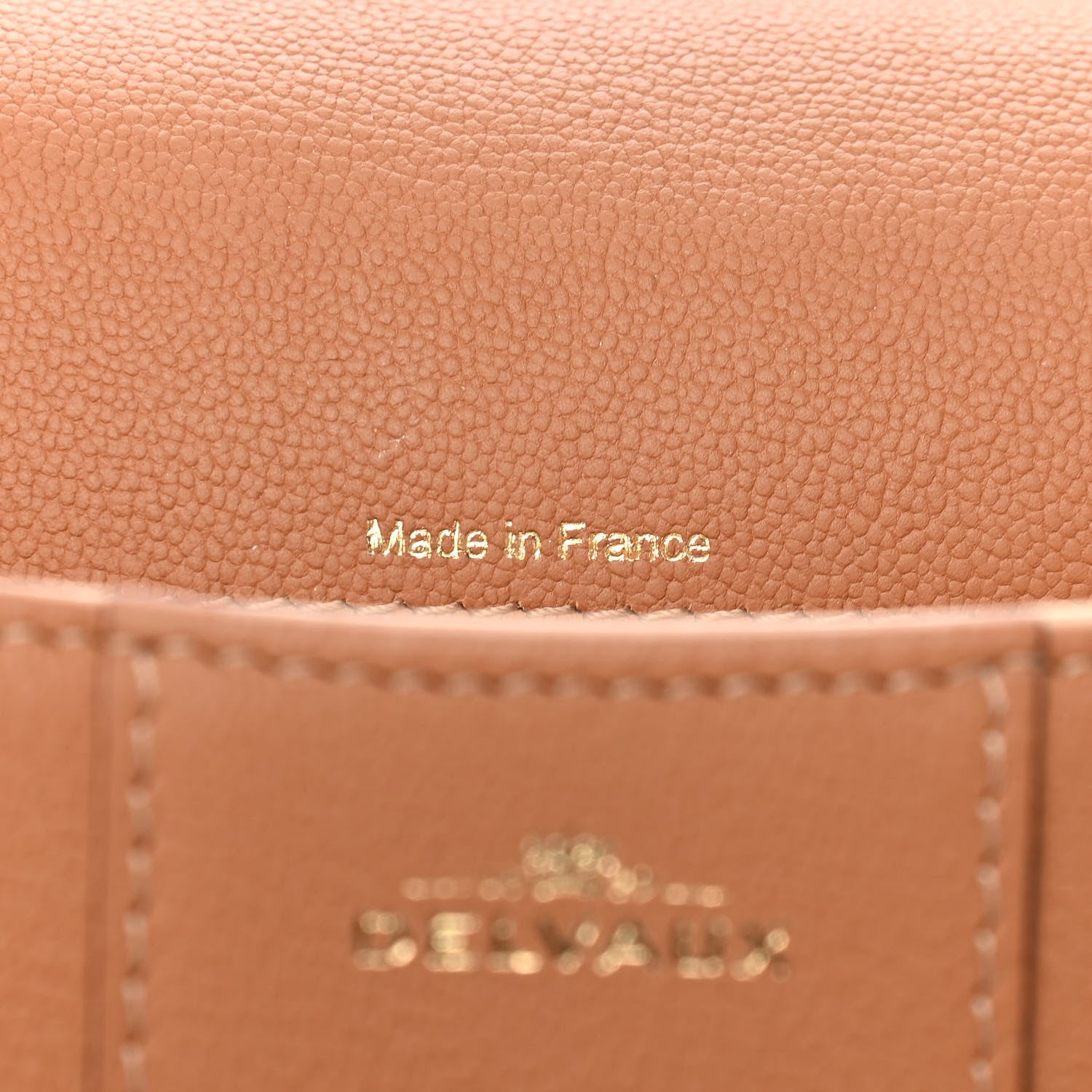 Delvaux Grained Calfskin Mini Brillant Satchel Natural 6 of 10