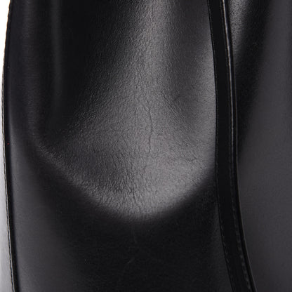 Mansur Gavriel Vegetable Tanned Calfskin Bucket Bag Black Flamma 9 of 14