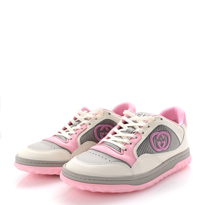 Gucci Dali Soft Calfskin Womens Mac80 Sneakers 38 Off White Grey Sky Light Rose 4 of 9