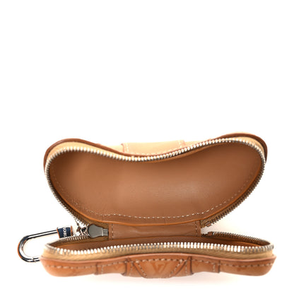 Louis Vuitton Calfskin Monogram LV Croissant Bag Charm Brown 3 of 5