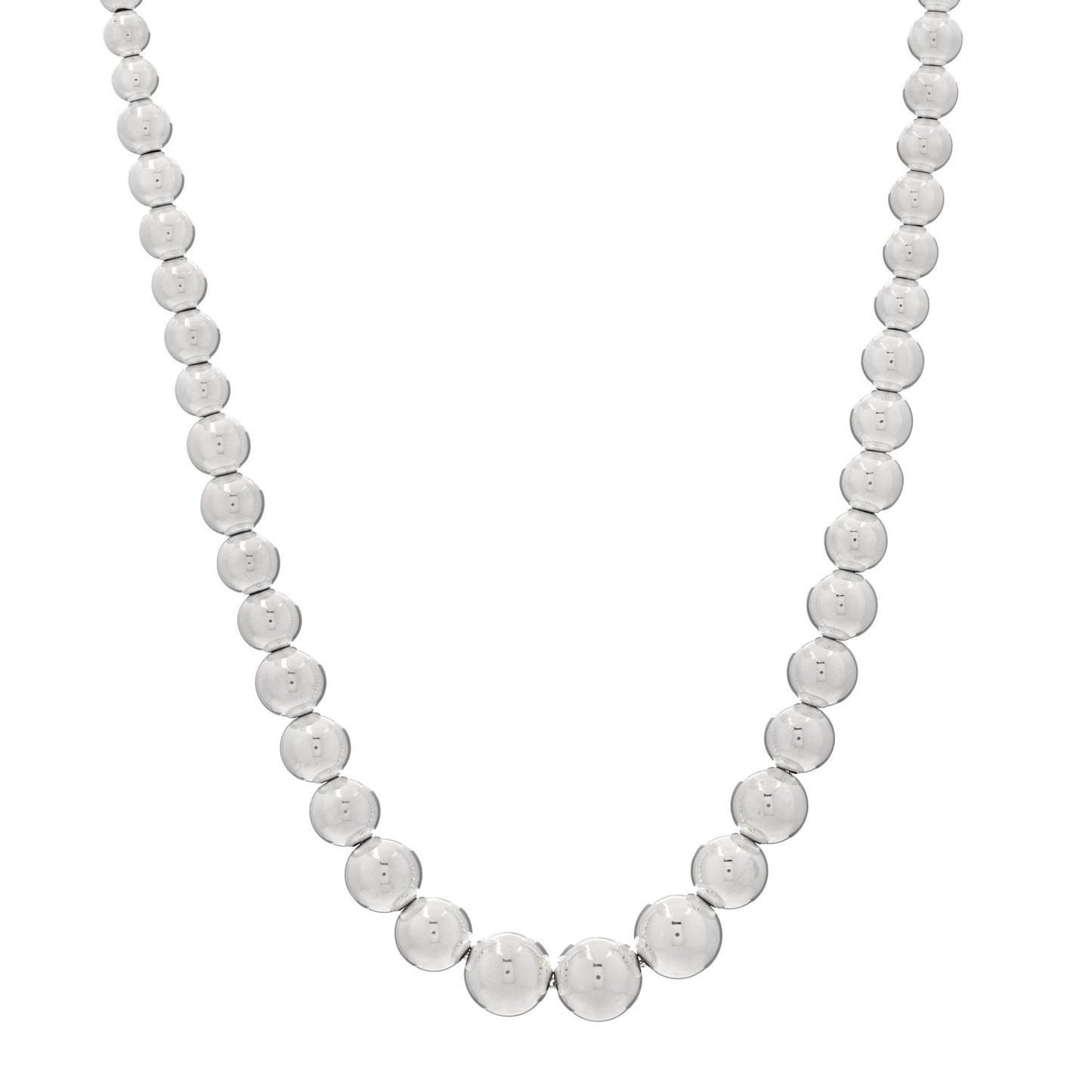 Sterling Silver HardWear Graduated Ball Necklace