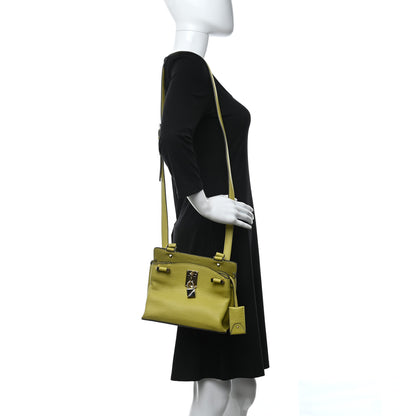 Valentino Garavani Pebbled Calfskin Small Joylock Satchel Certosa 2 of 8