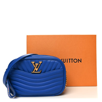 Louis Vuitton Calfskin New Wave Camera Bag Bleu Neon 10 of 10