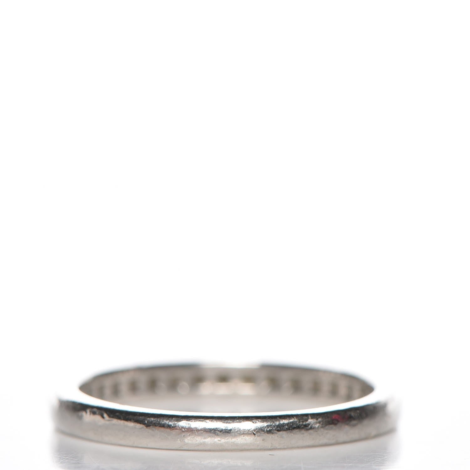 Tiffany Platinum Diamond Half Circle Wedding Band Ring 49 4.75 4 of 7