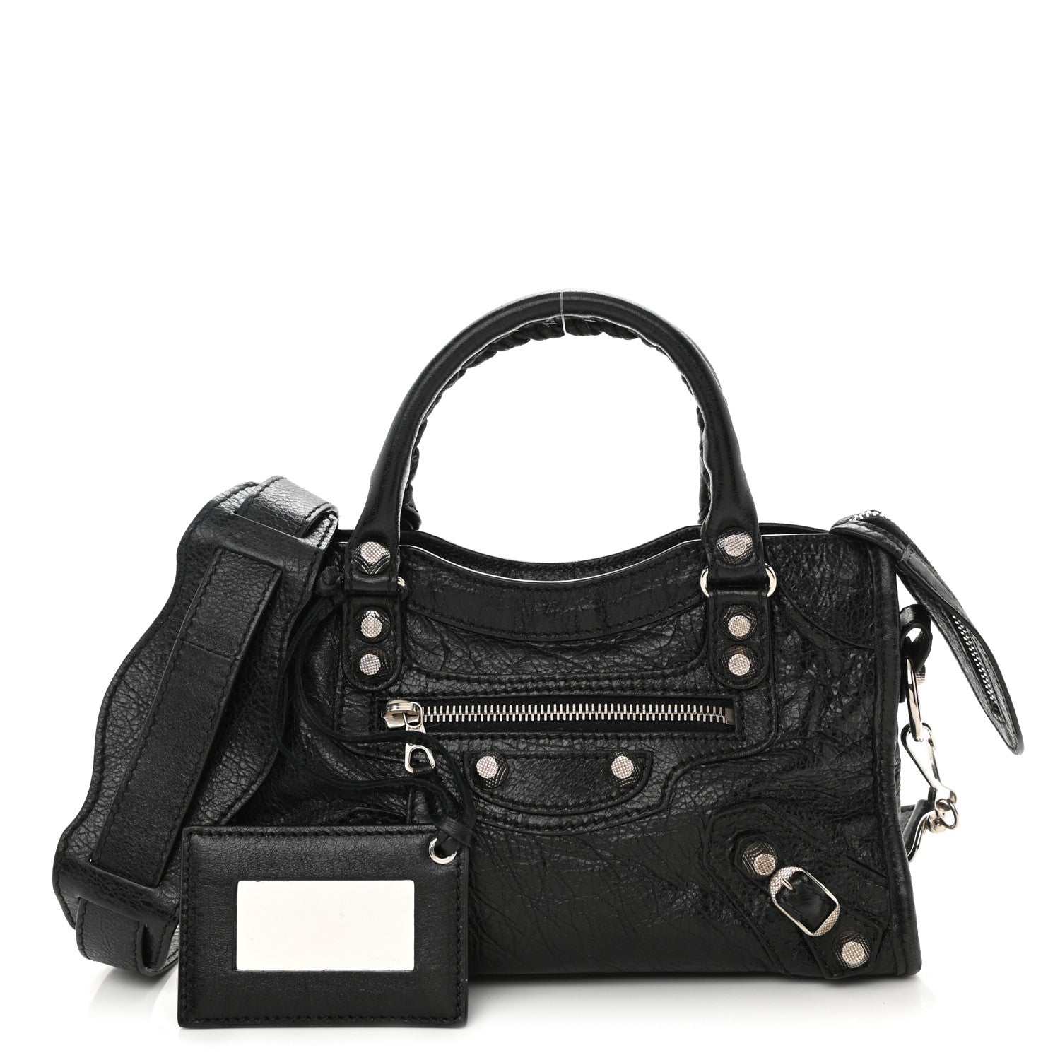 Balenciaga Agneau Giant 12 Silver Hardware Mini City Black 1 of 9