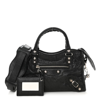 Balenciaga Agneau Giant 12 Silver Hardware Mini City Black 1 of 9