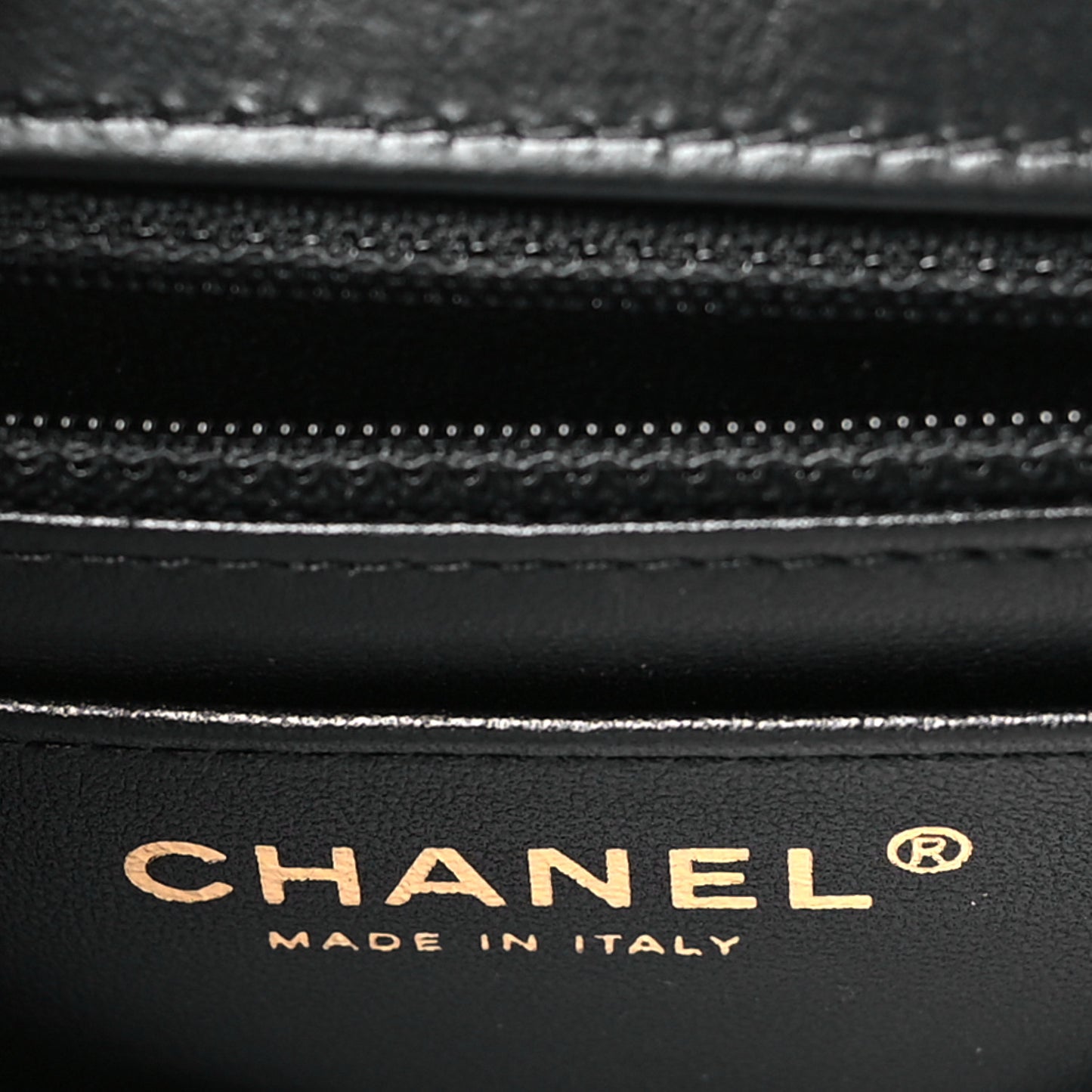 Aged Calfskin Chevron Quilted 2.55 Reissue Mini Flap Black