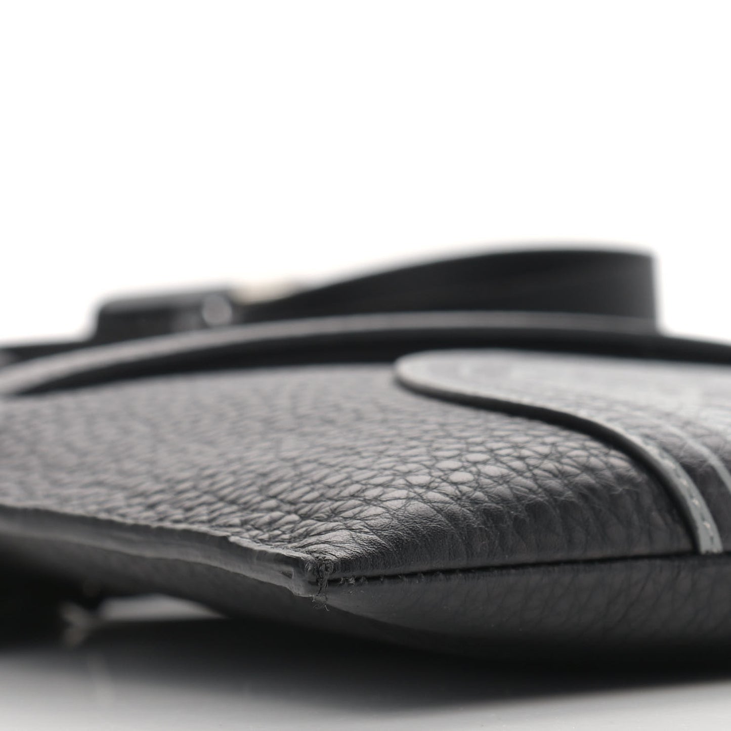 Cuoio Romano Selleria Fendi Stamp Patch Messenger Black Grigio