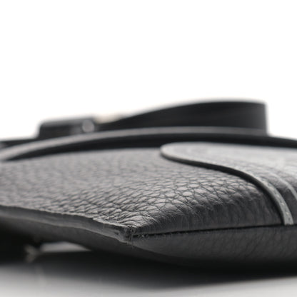 Fendi Cuoio Romano Selleria Fendi Stamp Patch Messenger Black Grigio 6 of 7