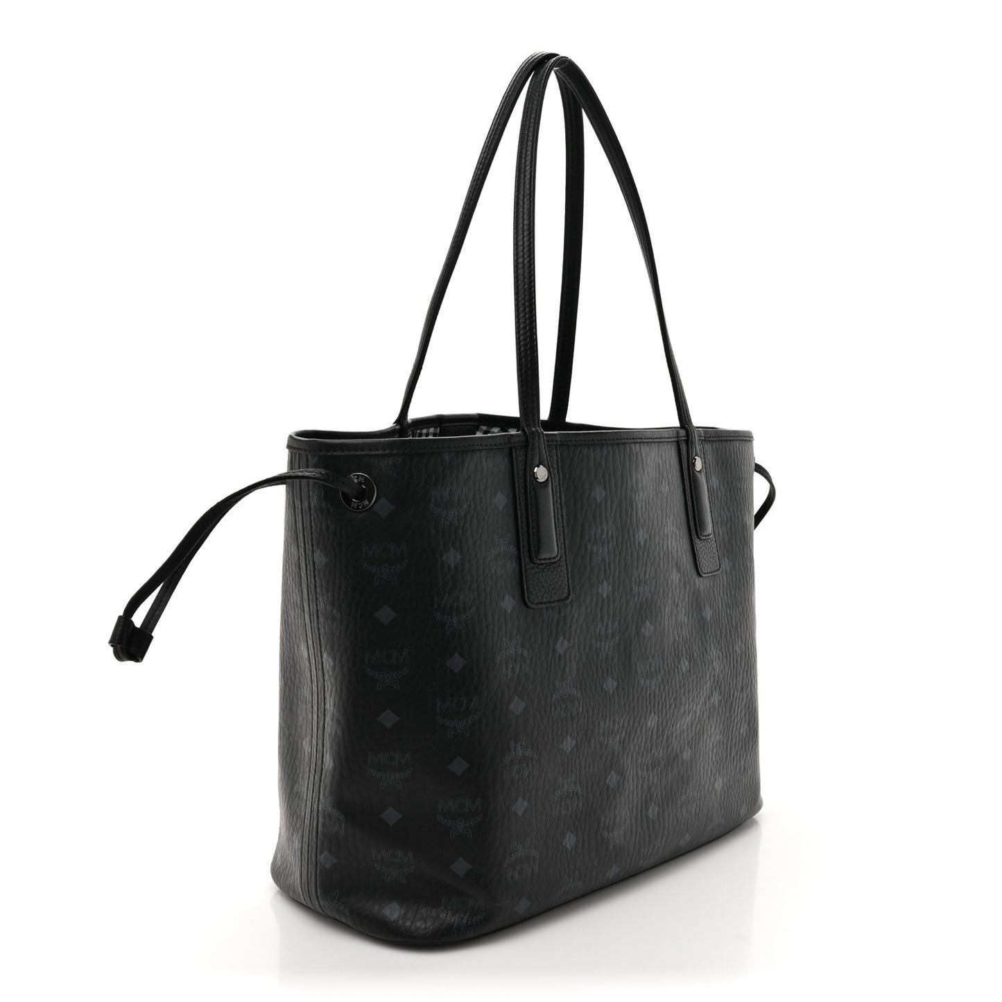 Visetos Medium Liz Reversible Shopper Tote Black