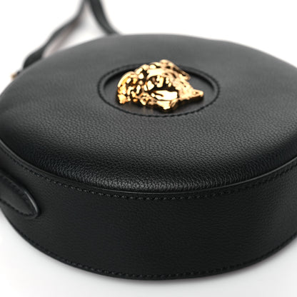Versace Calfskin La Medusa Round Camera Bag Black 7 of 8