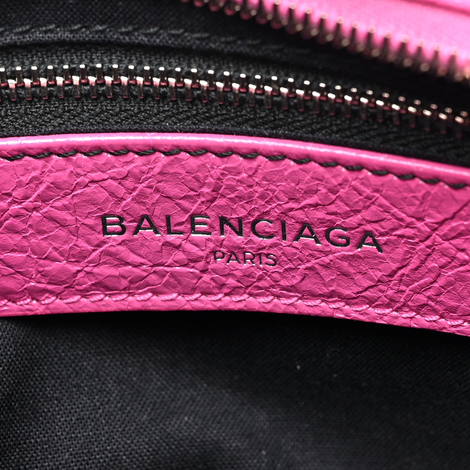Balenciaga Agneau Silver Hardware Mini City Rose Flamingo 6 of 9