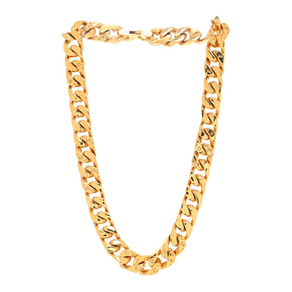 Louis Vuitton Metal Mens Chain Links Necklace Gold 3 of 5