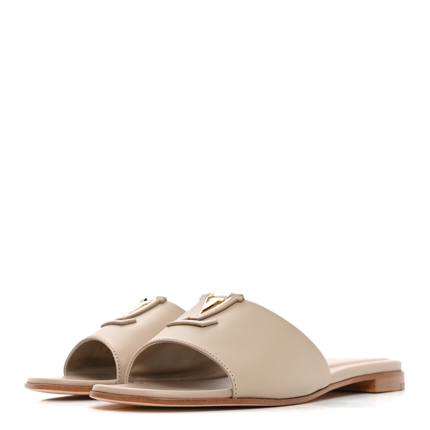 Louis Vuitton LV Mare Flat Mule Sandals 38 Pebble 3 of 9