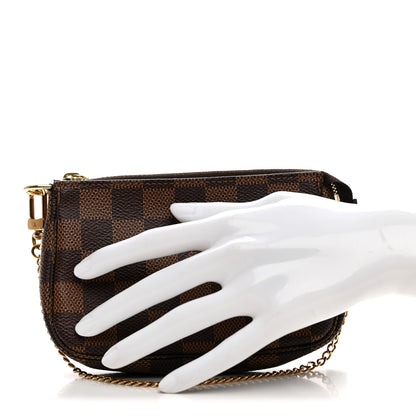 Louis Vuitton Damier Ebene Mini Pochette Accessories 2 of 7