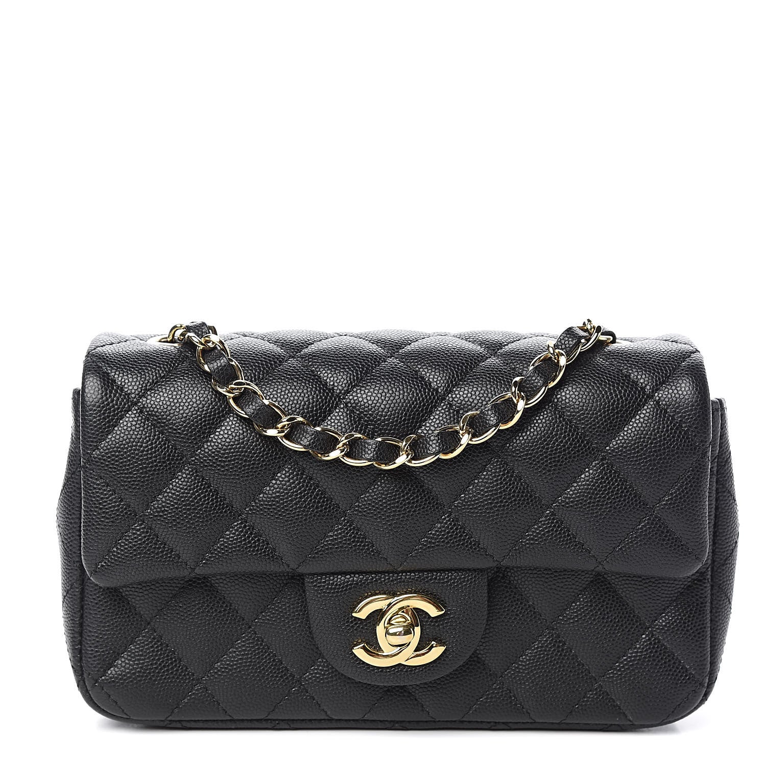 Chanel Caviar Quilted Mini Rectangular Flap Black 1 of 10