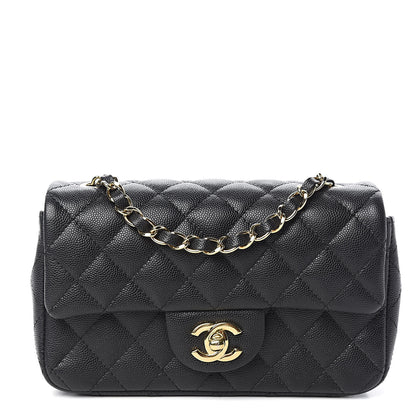 Chanel Caviar Quilted Mini Rectangular Flap Black 1 of 10