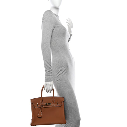 Hermes Togo Birkin 30 Gold 2 of 13