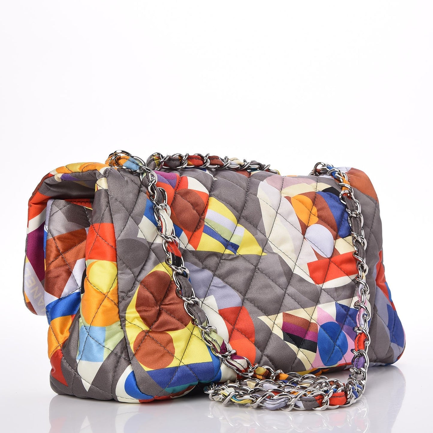 Nylon Printed Medium Coco Color Flap Multicolor