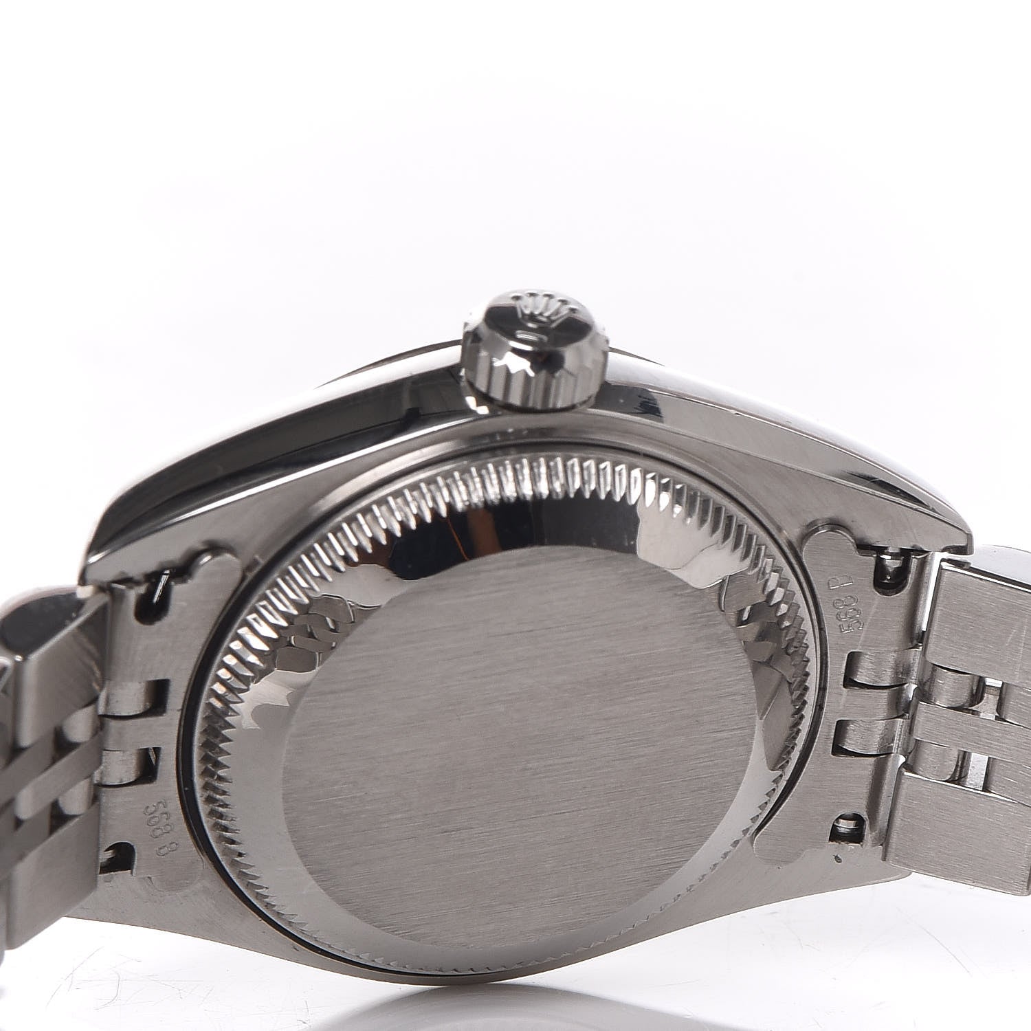 Rolex Stainless Steel 18K White Gold 26mm Oyster Perpetual Datejust Watch Silver 79174 5 of 6
