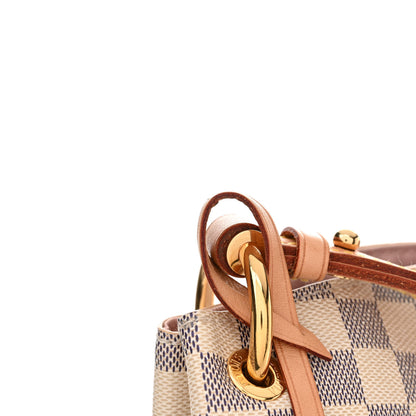 Louis Vuitton Damier Azur Graceful MM Rose Ballerine 12 of 12