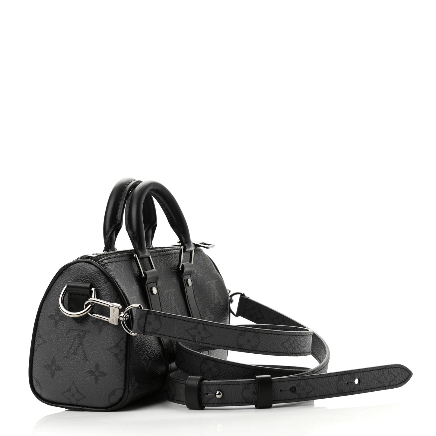 Reverse Monogram Eclipse Keepall XS Black