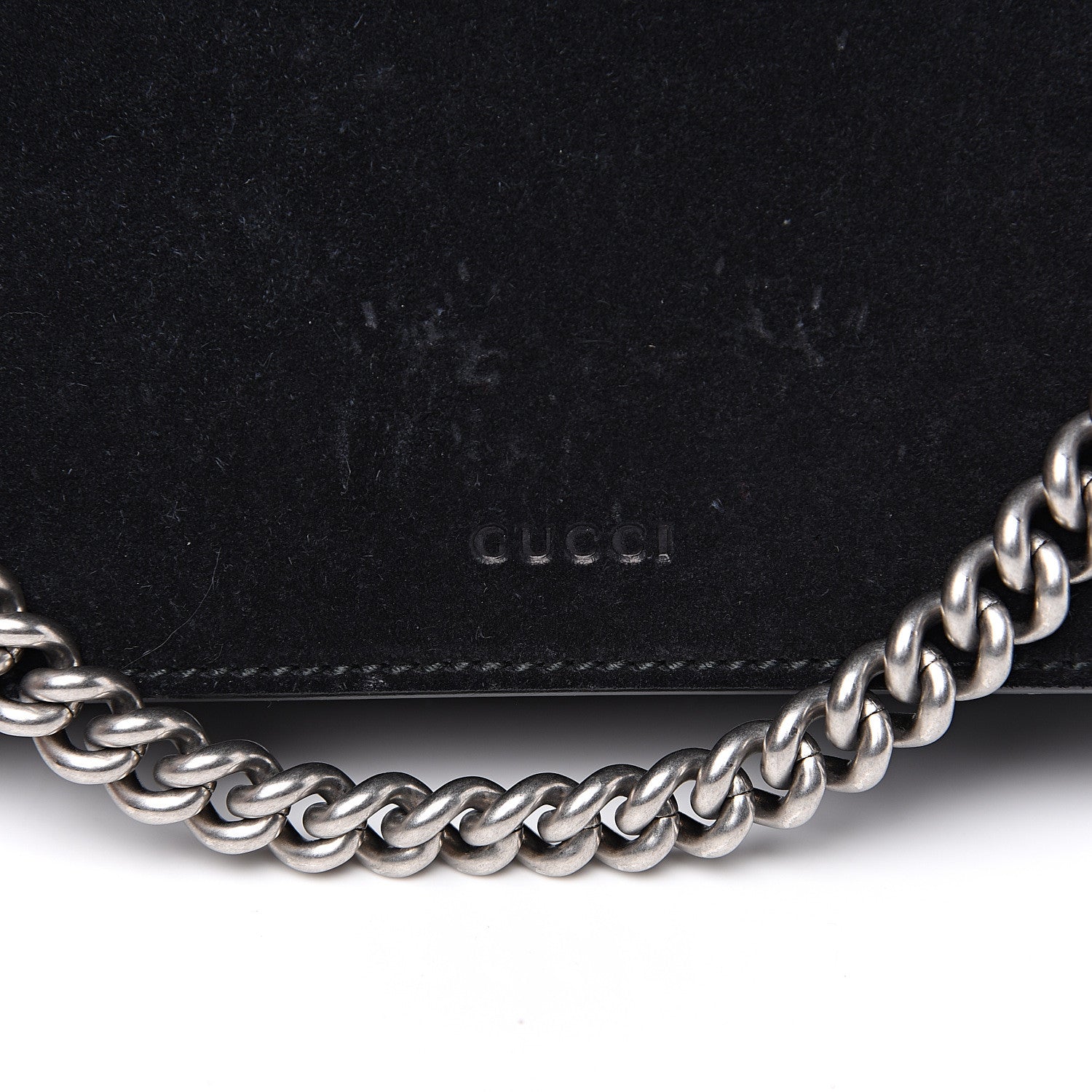 Gucci Suede Small Dionysus Shoulder Bag Black 12 of 12