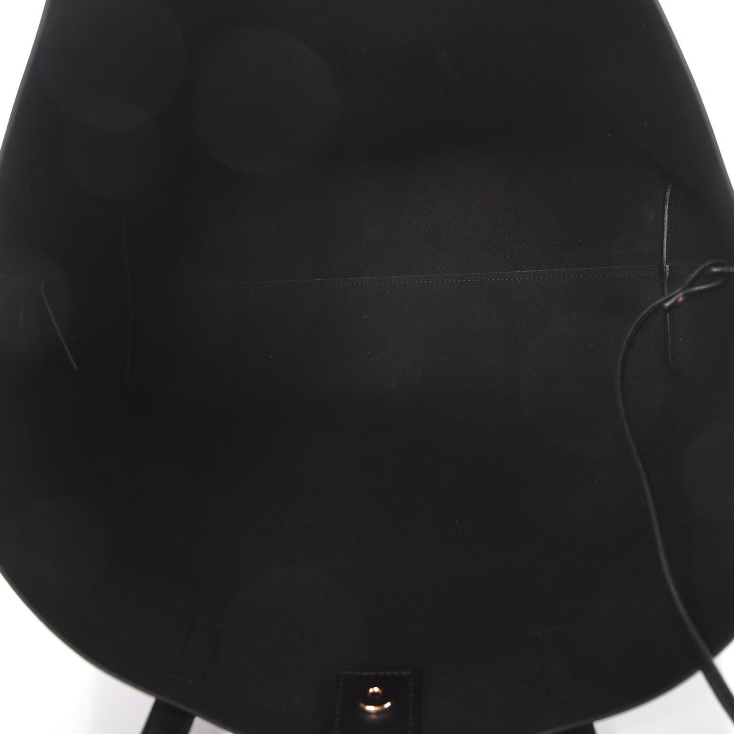 Calfskin Large Shopping Tote Black
