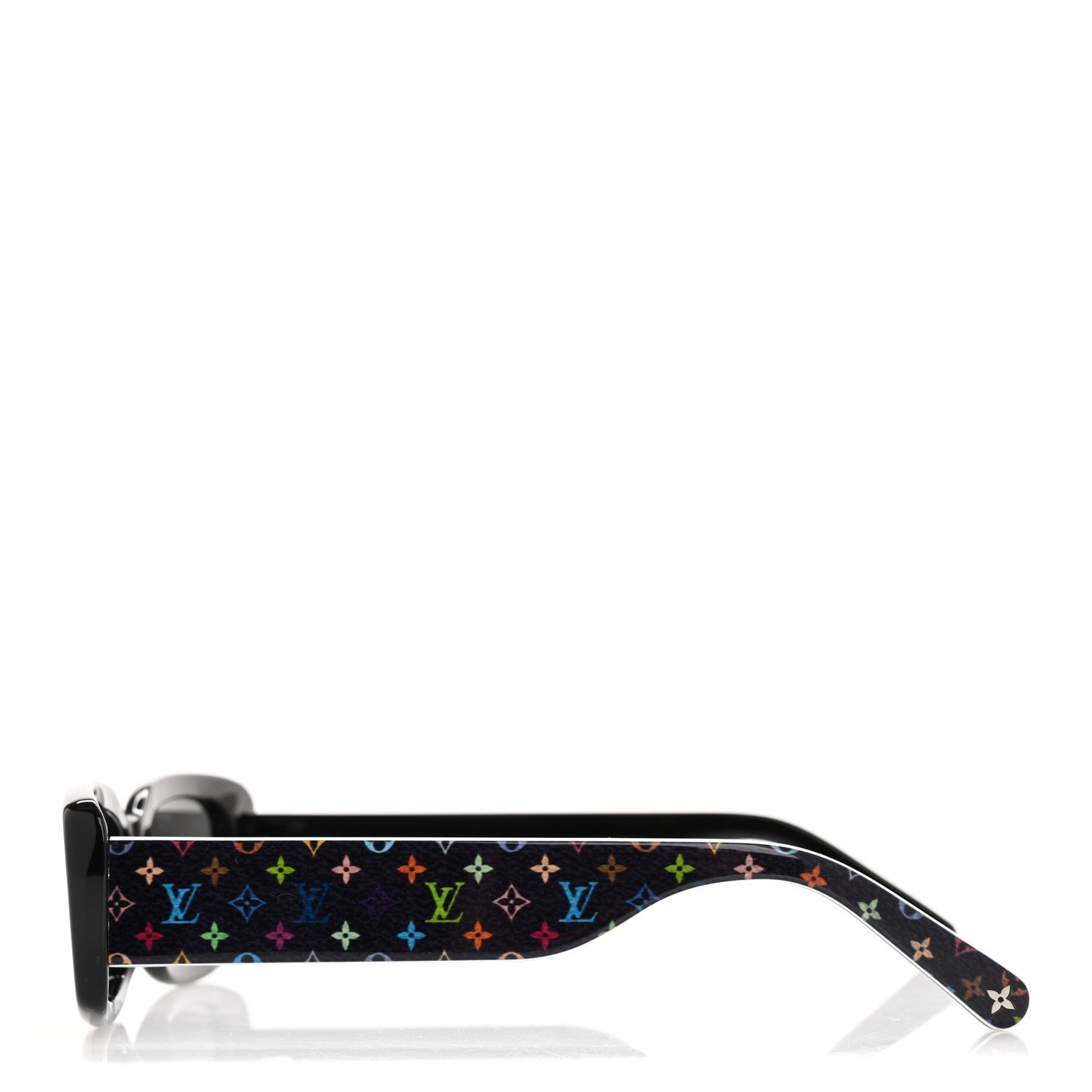 Louis Vuitton LV X TM Acetate Monogram Multicolor Sunglasses Z2709W Black 3 of 8