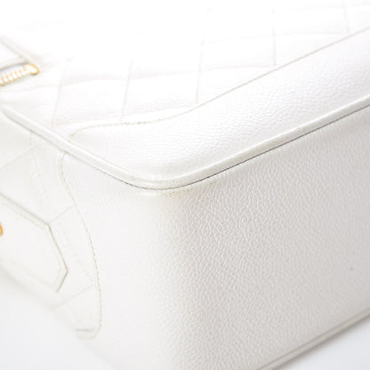 Chanel Caviar Quilted Camera Case White 14 of 28