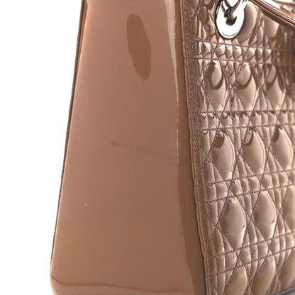 Christian Dior Patent Cannage Medium Lady Dior Brown 10 of 10