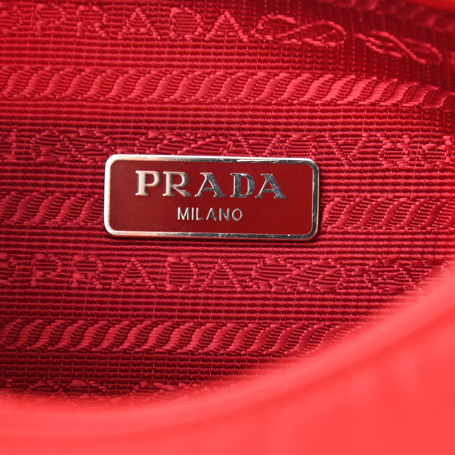 Prada Tessuto Nylon Mini Re-Edition 2000 Bag Rosso 6 of 9