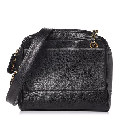 Chanel Caviar CC Shoulder Bag Black 1 of 10