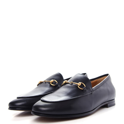 Gucci Calfskin Womens Jordaan Loafers 40 Black 3 of 11