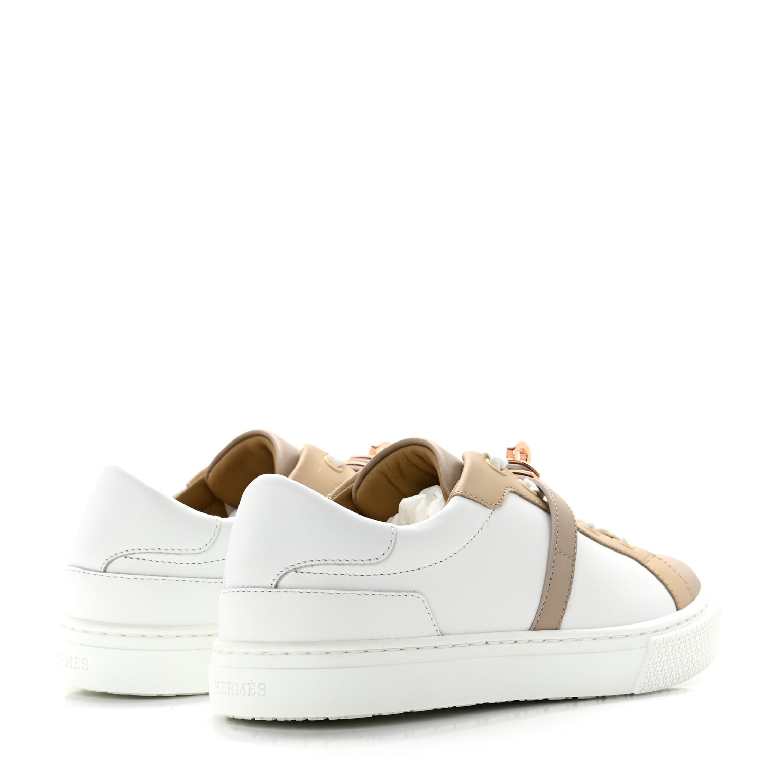 Hermes Calfskin Day Sneakers 35 Multicolor White 4 of 10