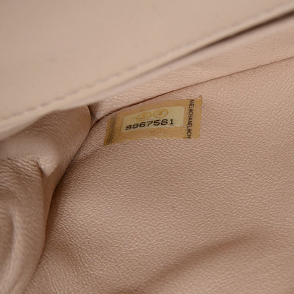 Chanel Lambskin Quilted East West Flap Beige Clair 8 of 9