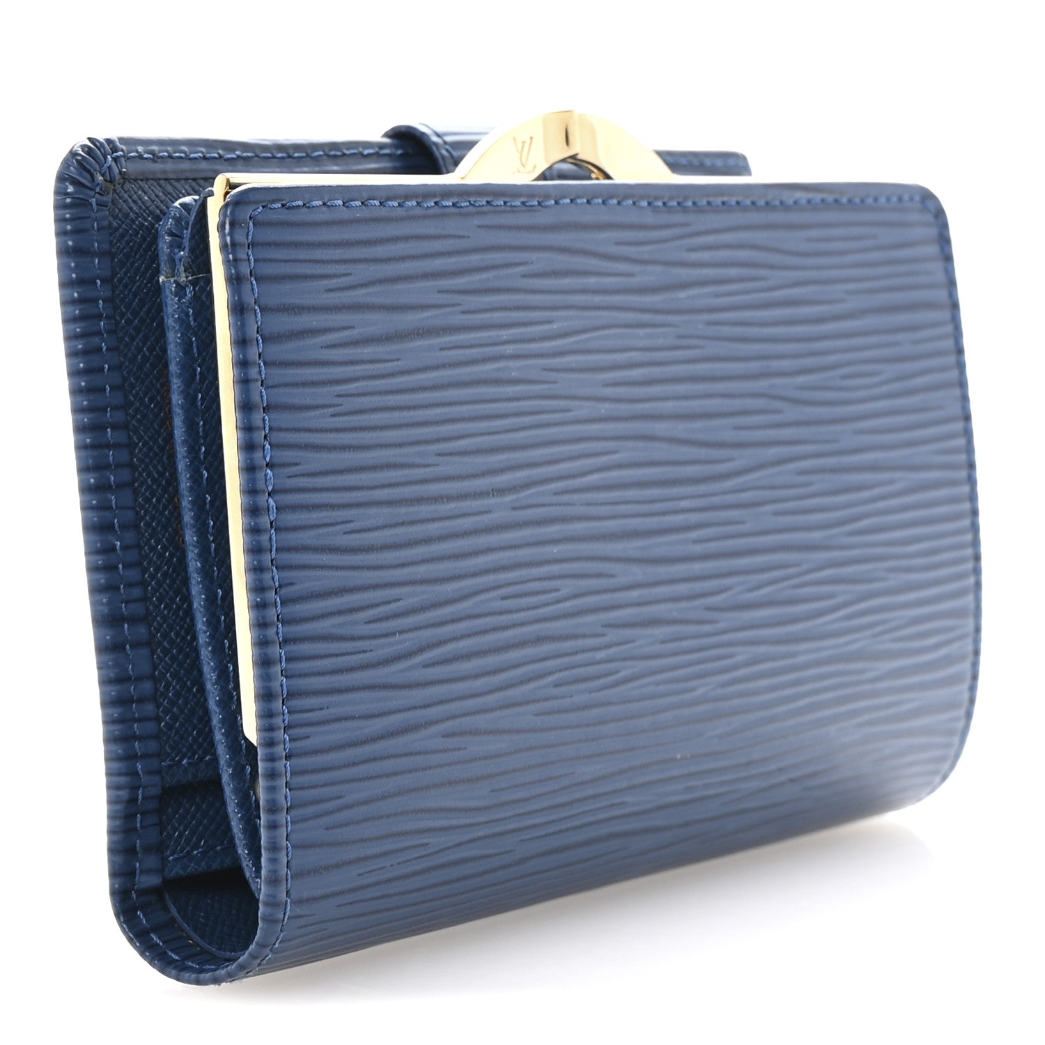 Louis Vuitton Epi French Purse Wallet Myrtille 3 of 6