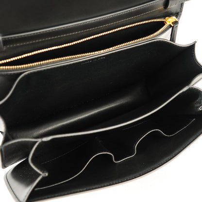 Celine Box Calfskin Medium Classic Box Flap Bag Black 5 of 9
