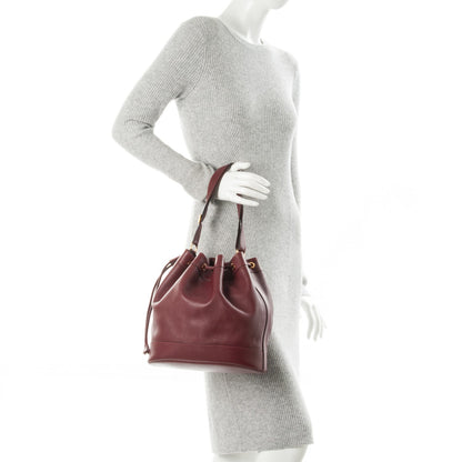Hermes Swift Market Drawstring Bag 28 Rouge H 2 of 6